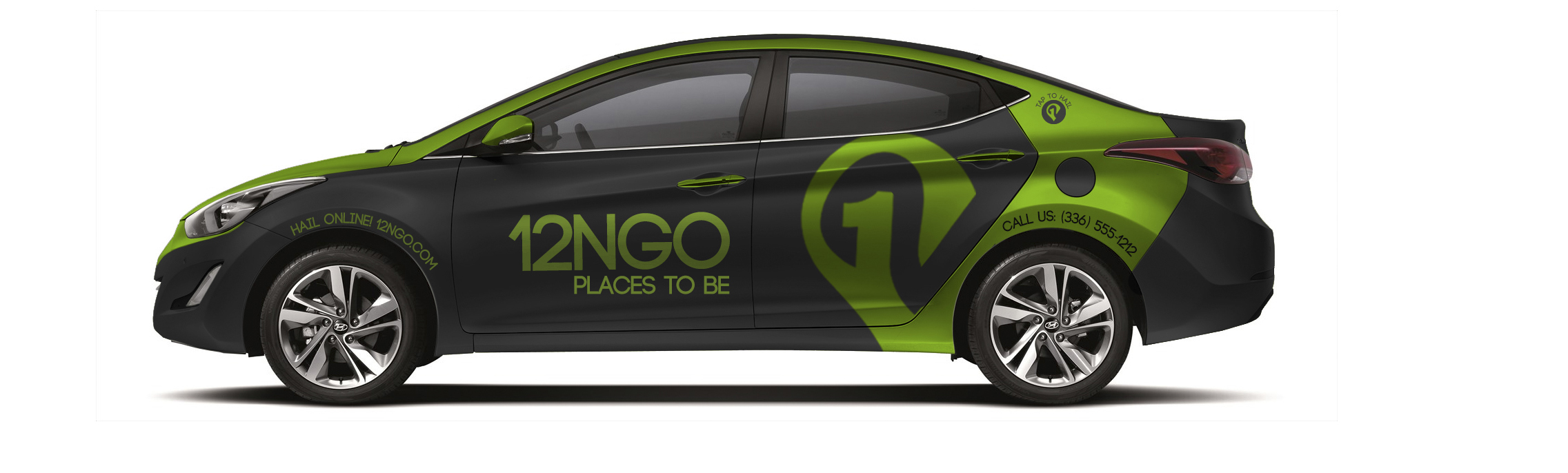 12'n'Go Vehicle Wrap Side View